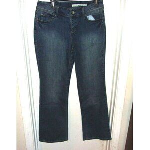DKNY Soho Medium Wash Straight Leg Blue Jeans Womens 10